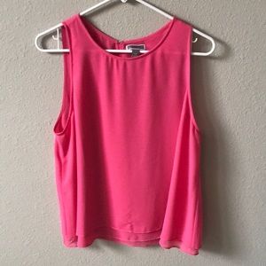 Chelsea 28 pink flowy tank womens size large
